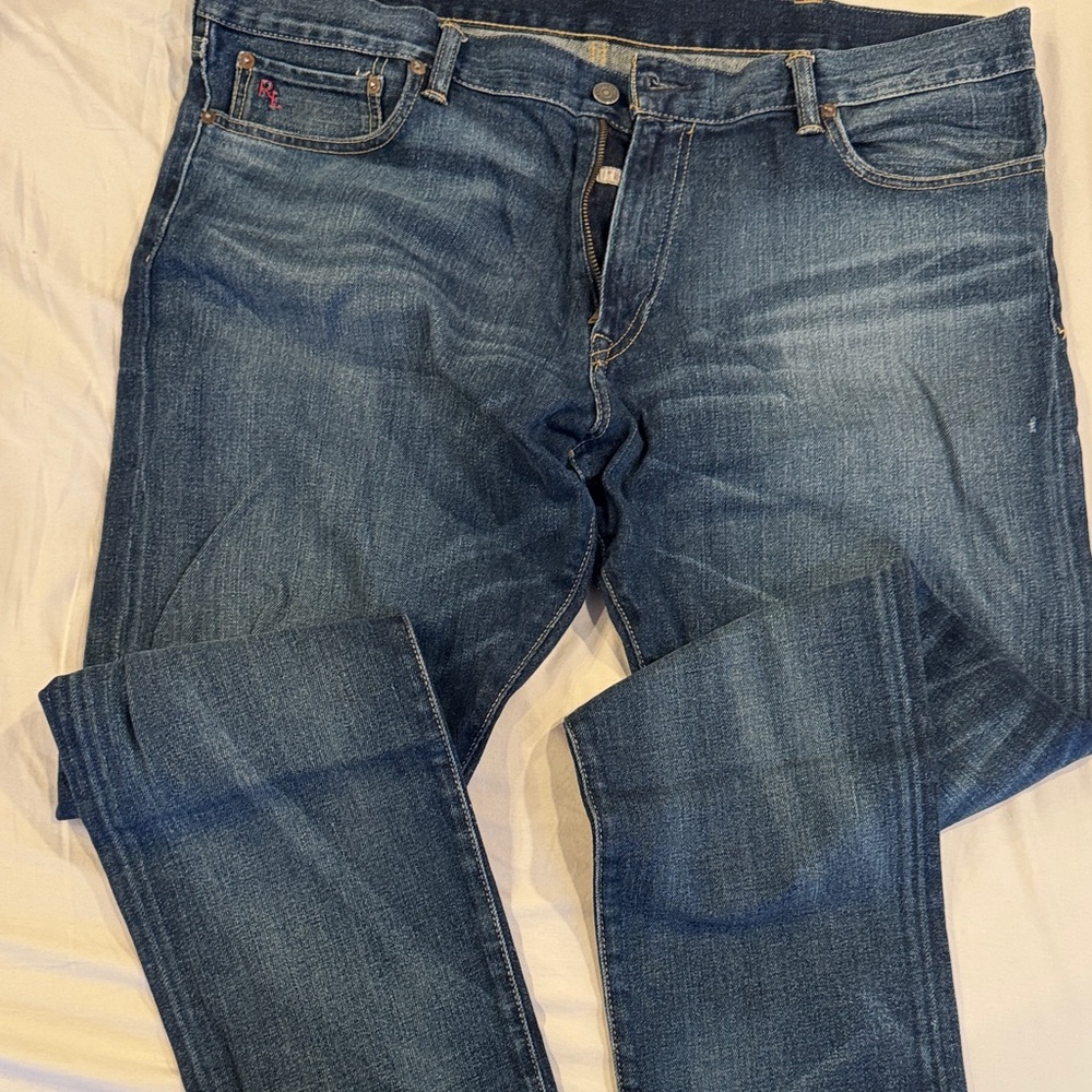 Polo Ralph Lauren Men's Dark Blue Slim Jeans